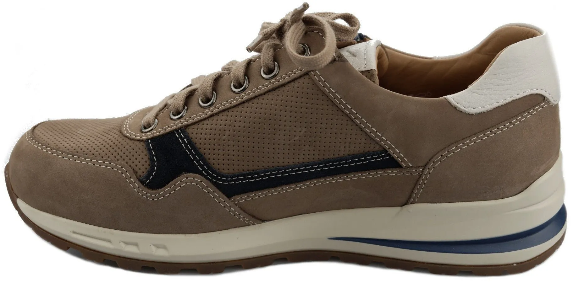 'Bradley' men's lace-up sneaker - Taupe