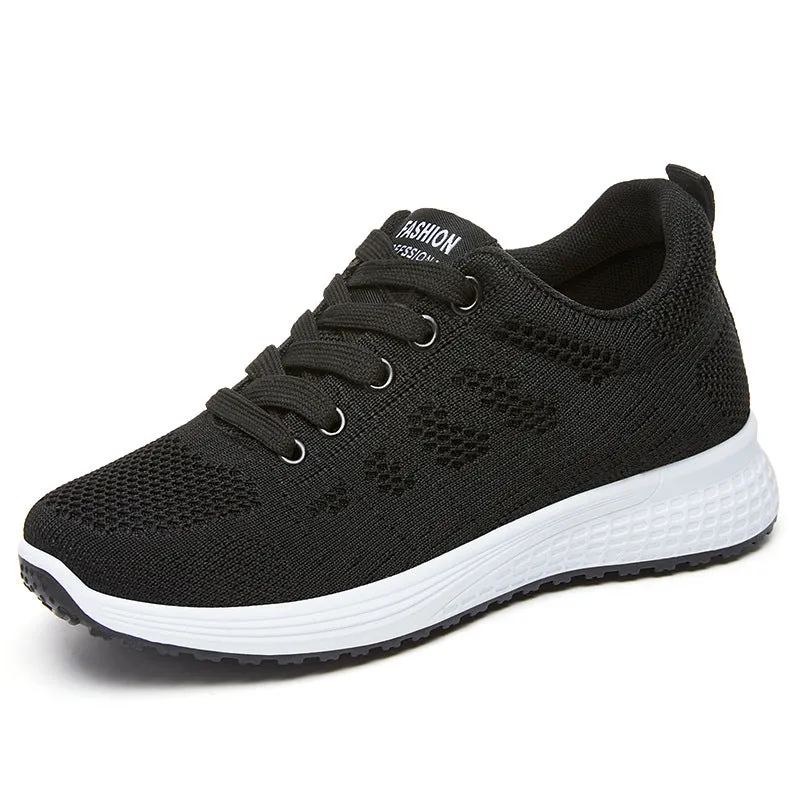 Breathable Soft Sneakers with Non-Slip Sole for Women's Sport Activities