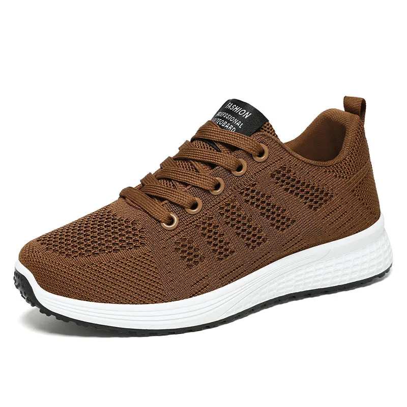 Breathable Soft Sneakers with Non-Slip Sole for Women's Sport Activities