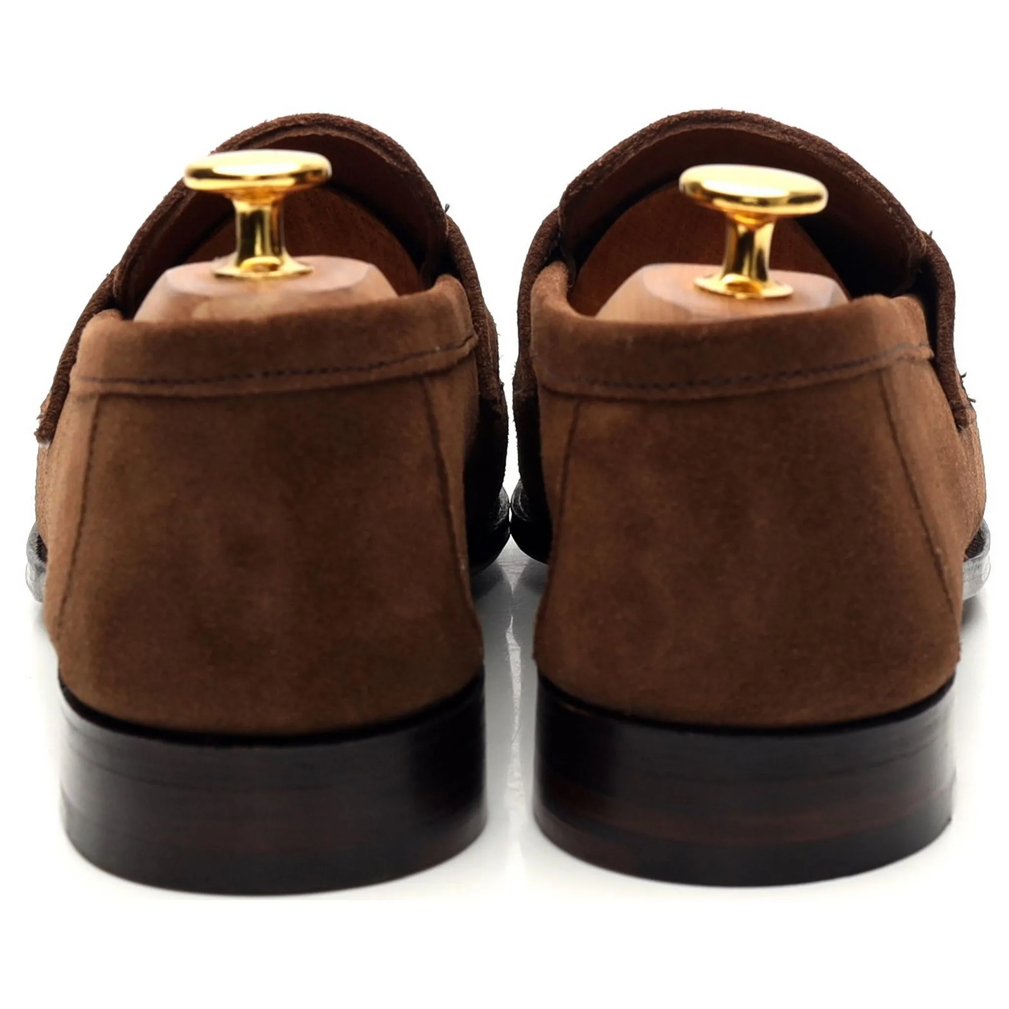'Cannes' Brown Suede Split Toe Loafer UK 6 E
