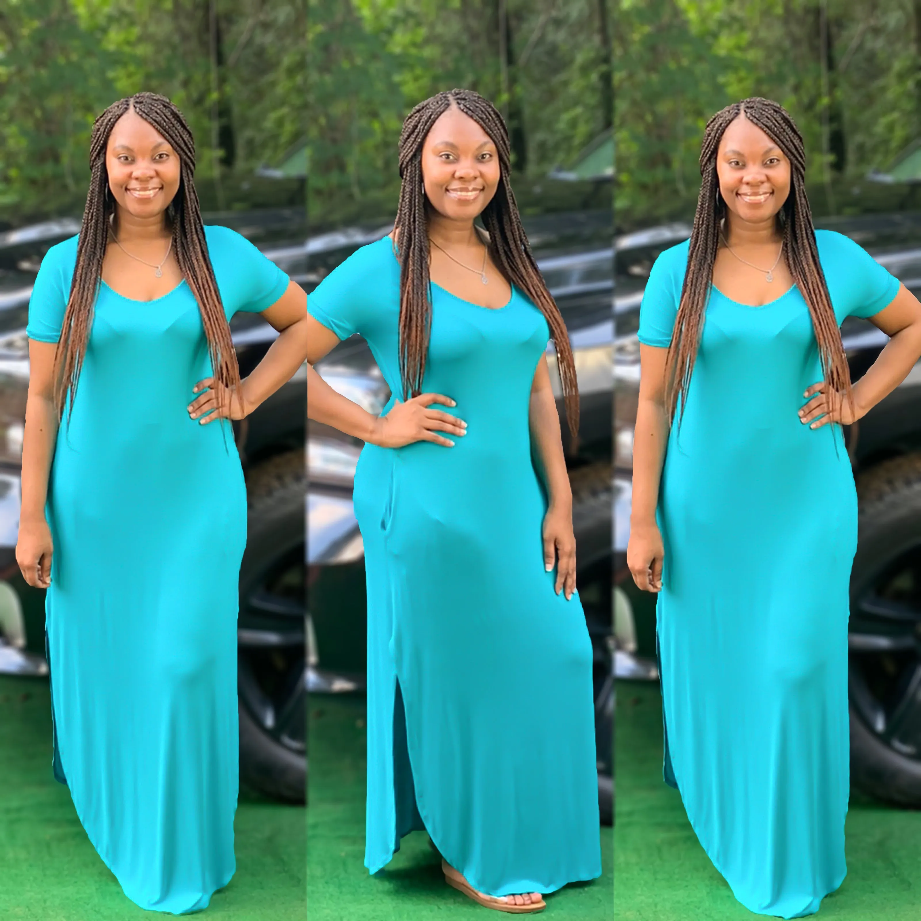 Carrie Maxi Dress (Jade)