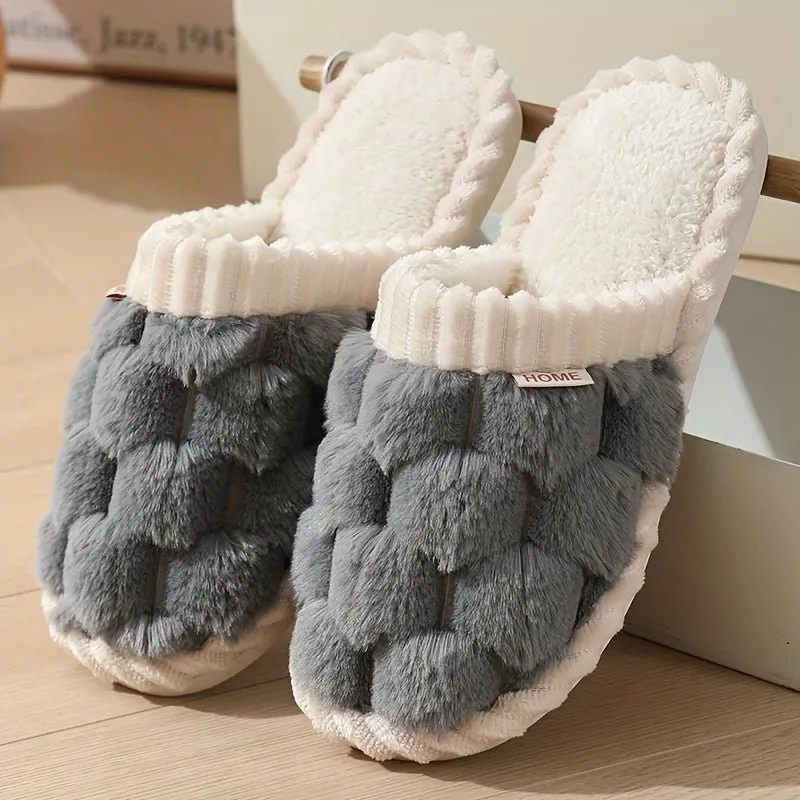 Celine | Cozy winter fuzzy slippers