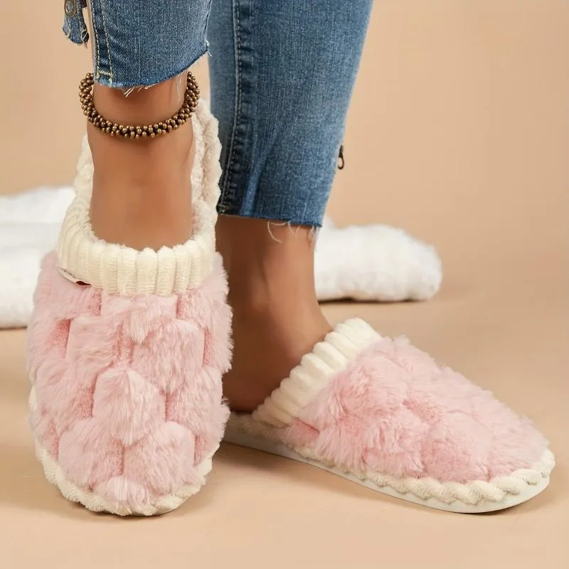 Celine | Cozy winter fuzzy slippers