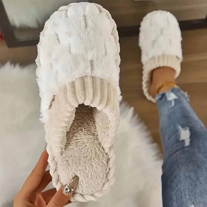 Celine | Cozy winter fuzzy slippers
