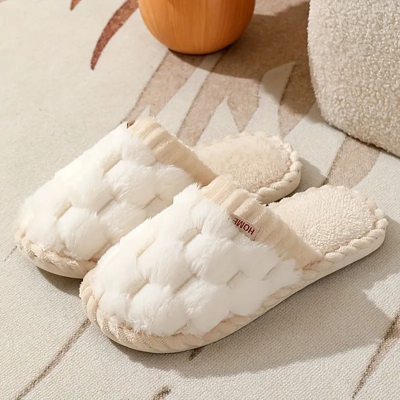 Celine | Cozy winter fuzzy slippers