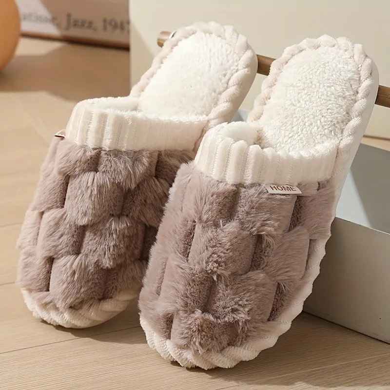 Celine | Cozy winter fuzzy slippers
