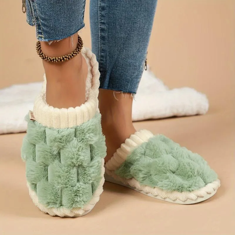 Celine | Cozy winter fuzzy slippers
