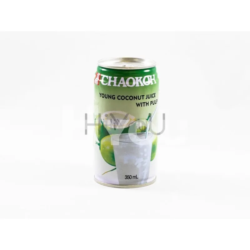 Chaokoh Young Coconut Juice With Pulp 350ml ~ Chaokoh 糖果椰汁连肉 350ml