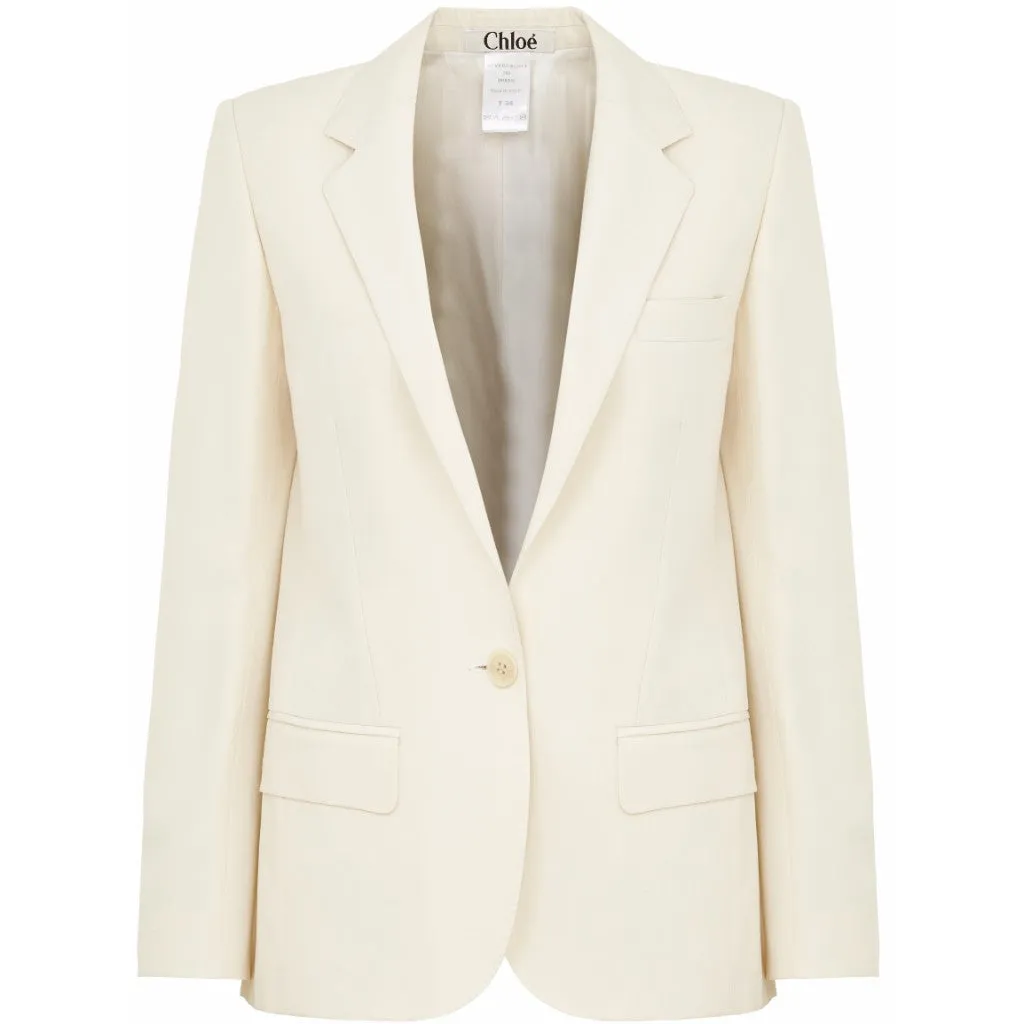 Chloé ivory blazer Size 6UK