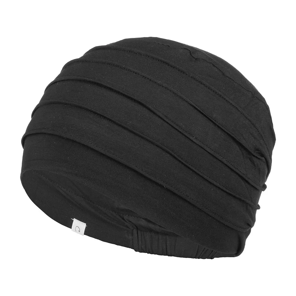 Christine Lotus Turban - Black