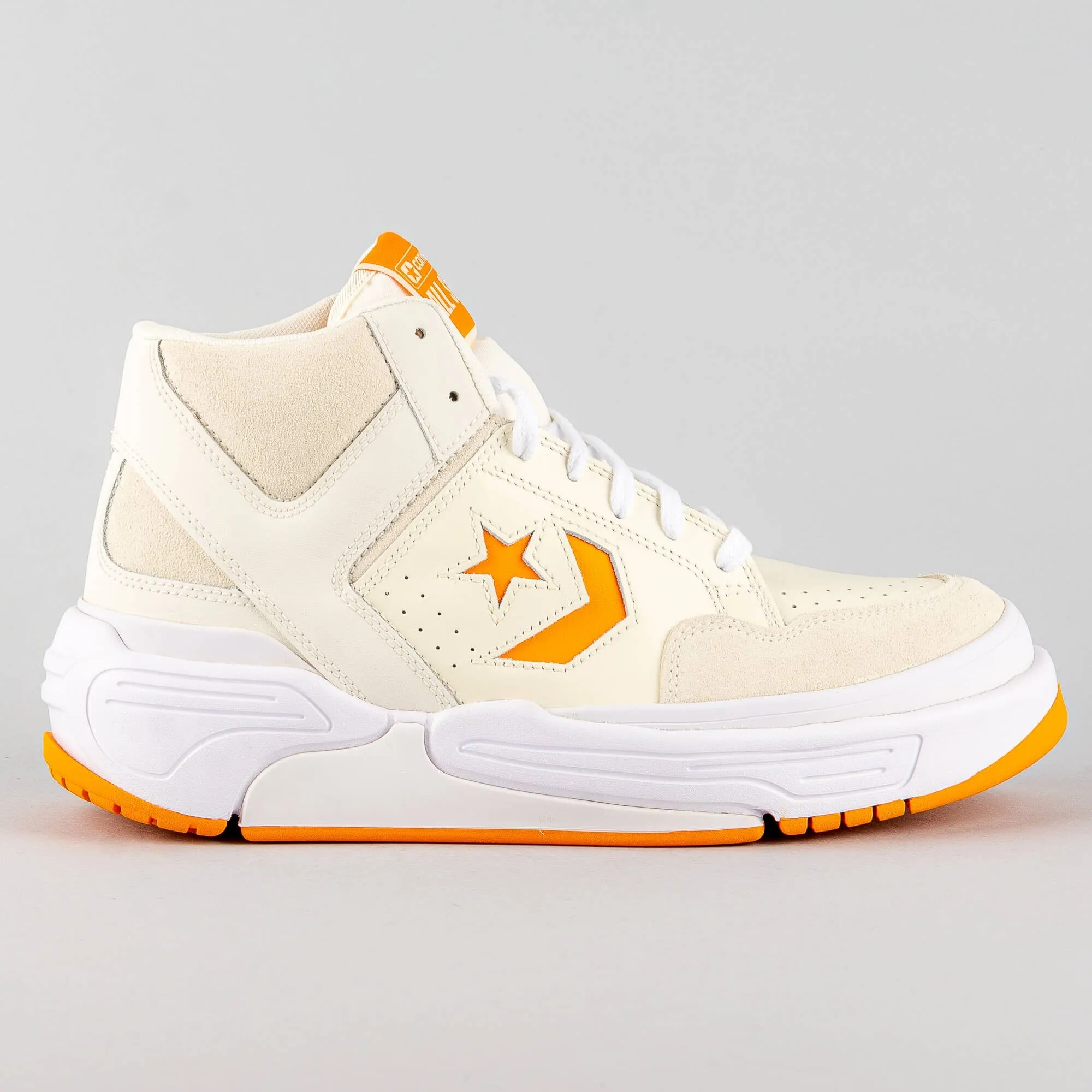 Converse Weapon CX Leather & Suede Egret/Sun Ray/White
