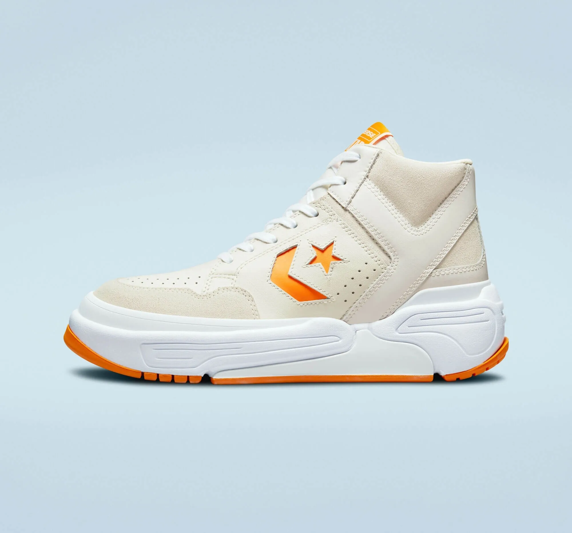 Converse Weapon CX Leather & Suede Egret/Sun Ray/White