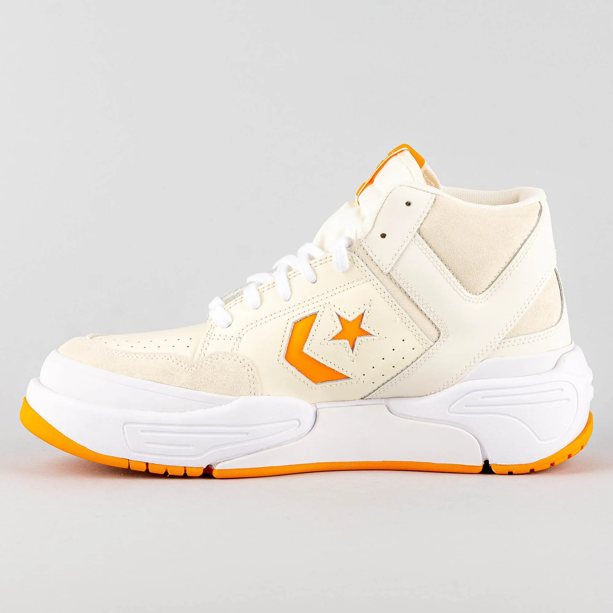 Converse Weapon CX Leather & Suede Egret/Sun Ray/White