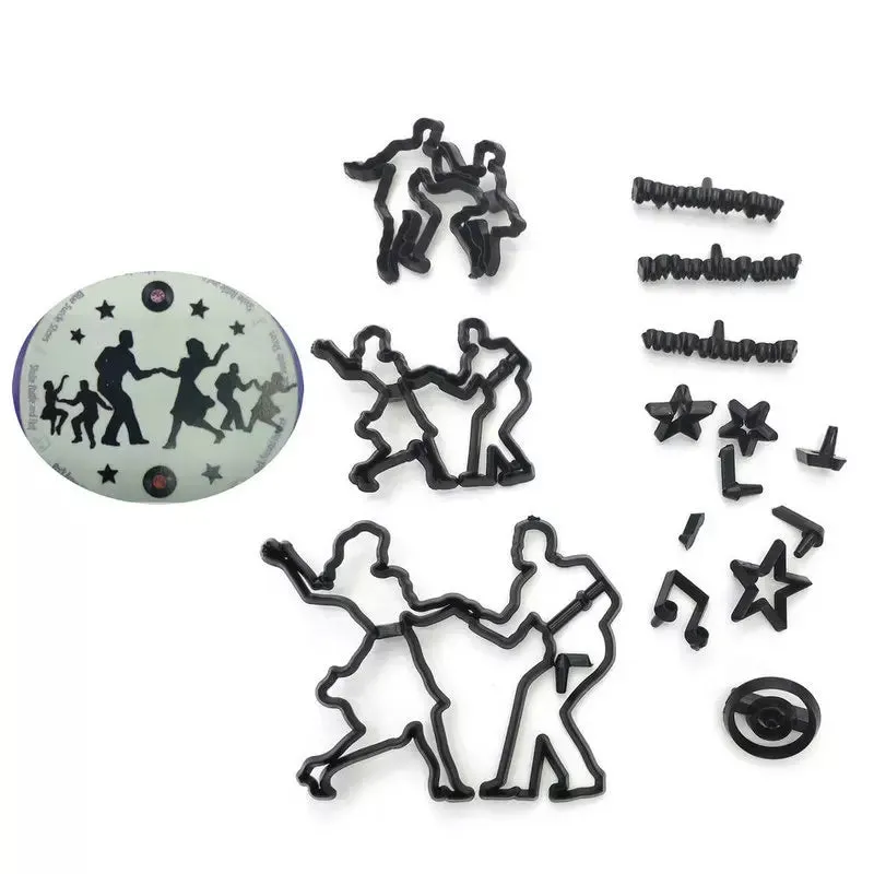 DANCING COUPLE PATCHWORK CUTTERS