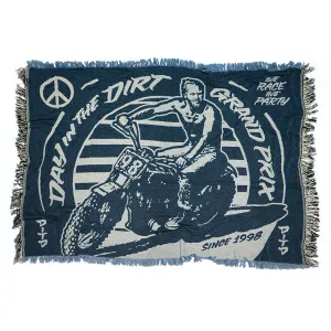 DITD Throw Blanket - Blue