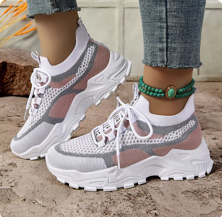 Durable Casual DAD Sneakers for Women Featuring Soft Cushioned Design