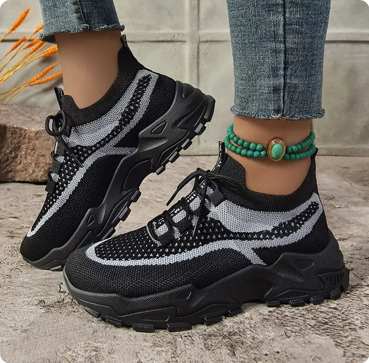 Durable Casual DAD Sneakers for Women Featuring Soft Cushioned Design