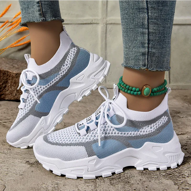 Durable Casual DAD Sneakers for Women Featuring Soft Cushioned Design