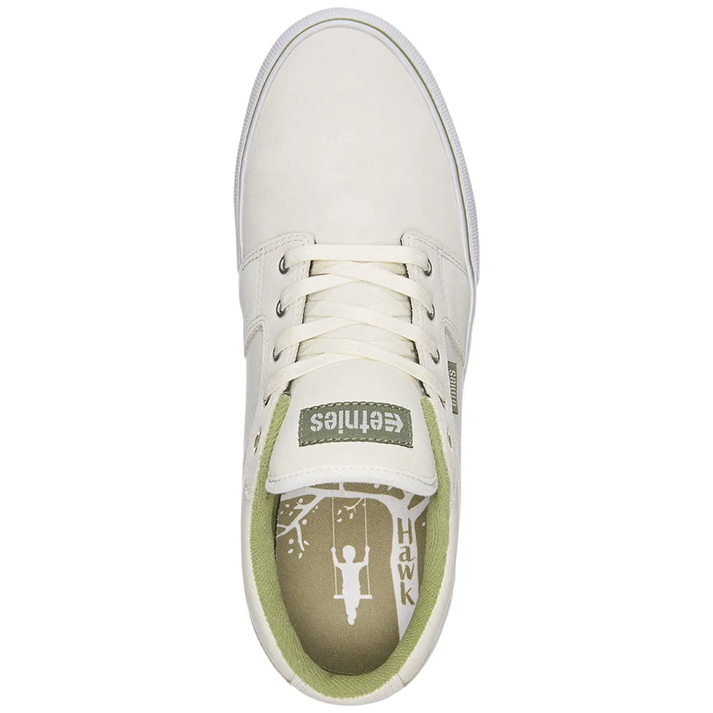 ETNIES BARGE LS [WHITE/GREEN] SHOES