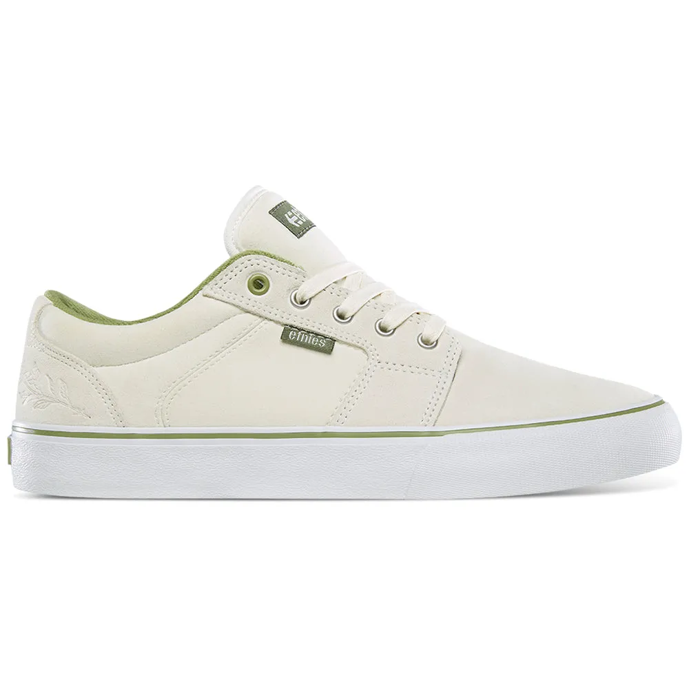 ETNIES BARGE LS [WHITE/GREEN] SHOES