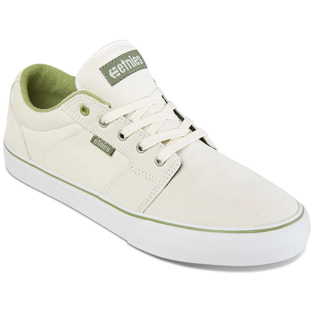 ETNIES BARGE LS [WHITE/GREEN] SHOES