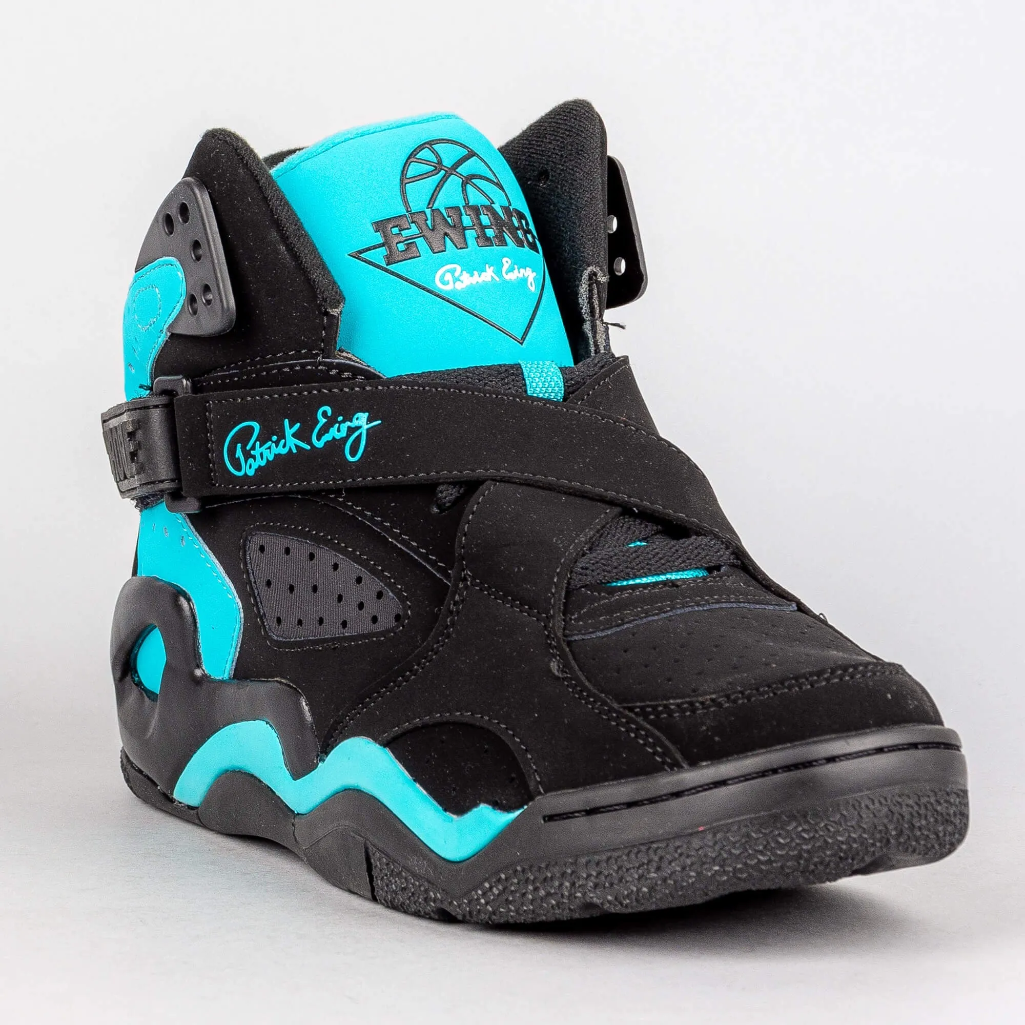 Ewing Athletics Rogue Black/Cyan Blue/White