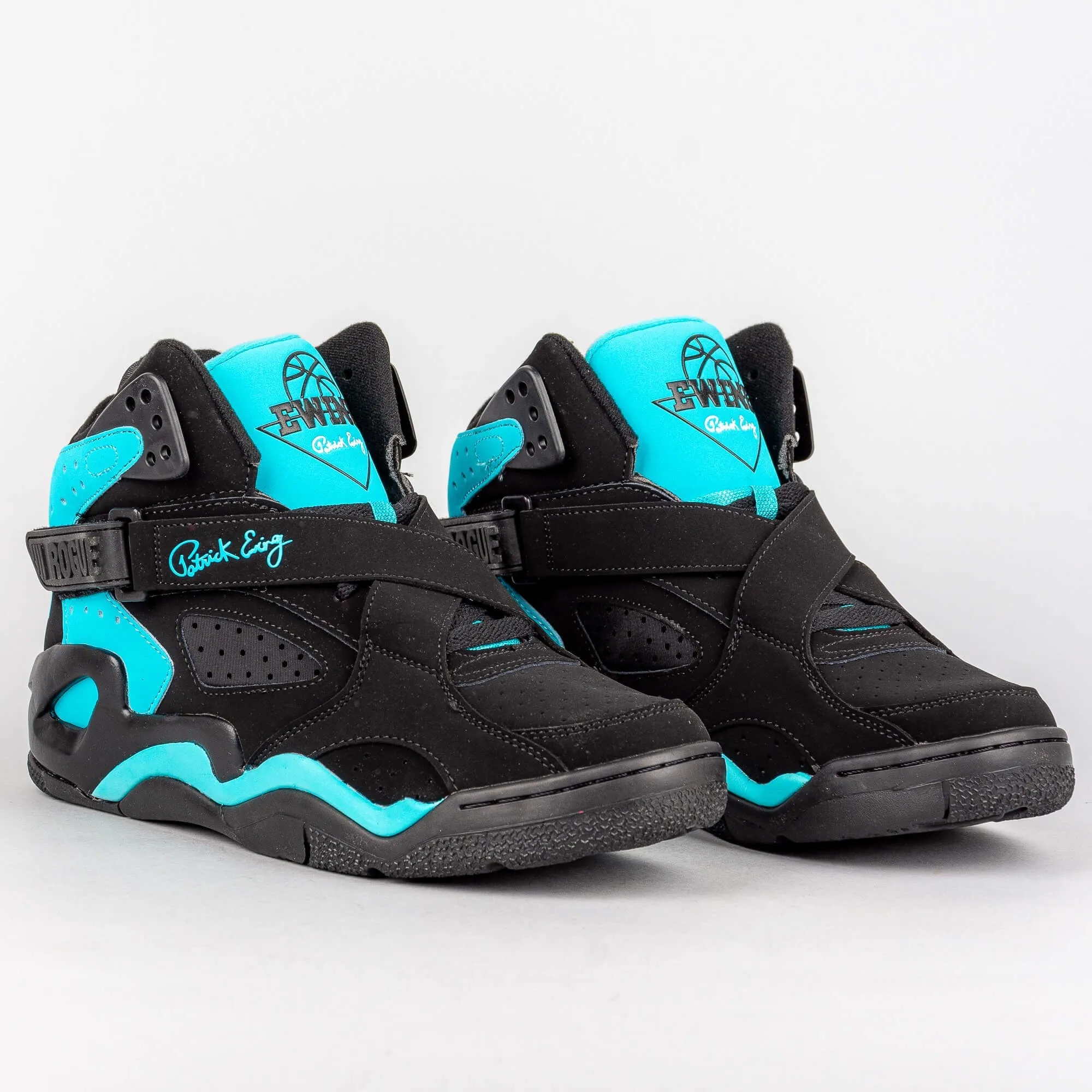 Ewing Athletics Rogue Black/Cyan Blue/White