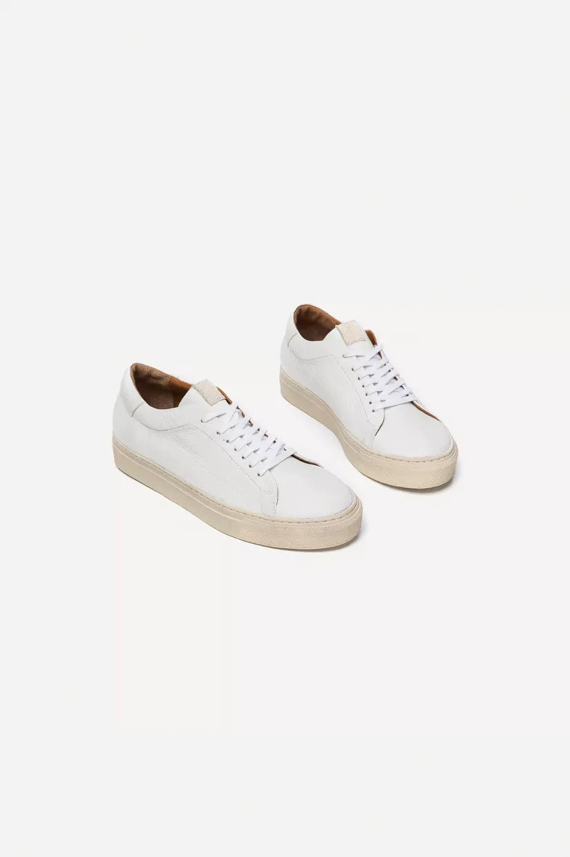 Flattered Stockholm - White Leather