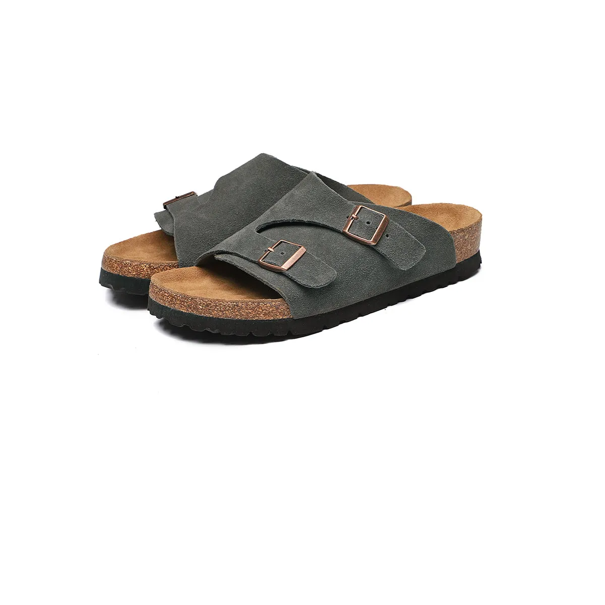 FROSTED CORK BOTTOM SLIPPERS  4398