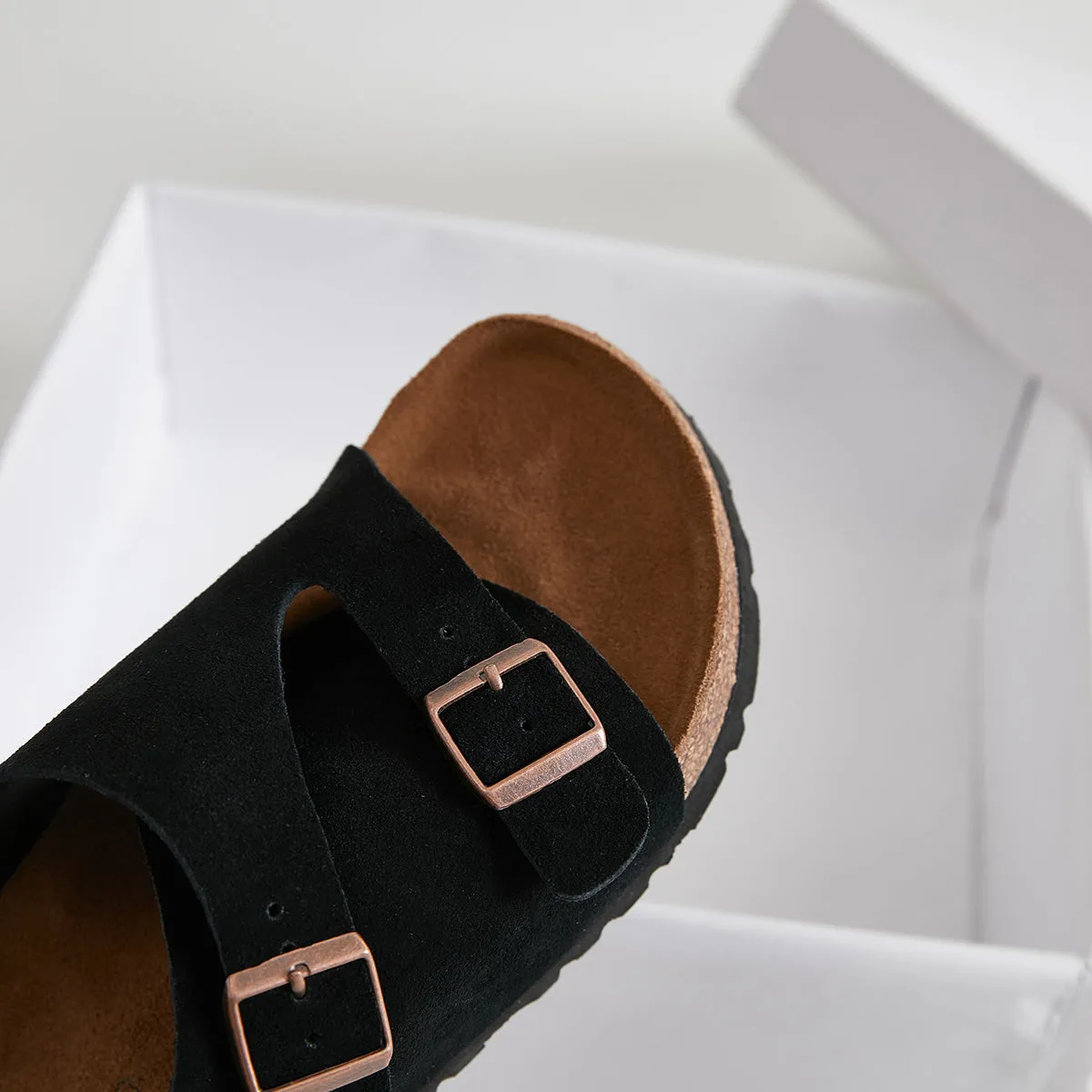 FROSTED CORK BOTTOM SLIPPERS  4398