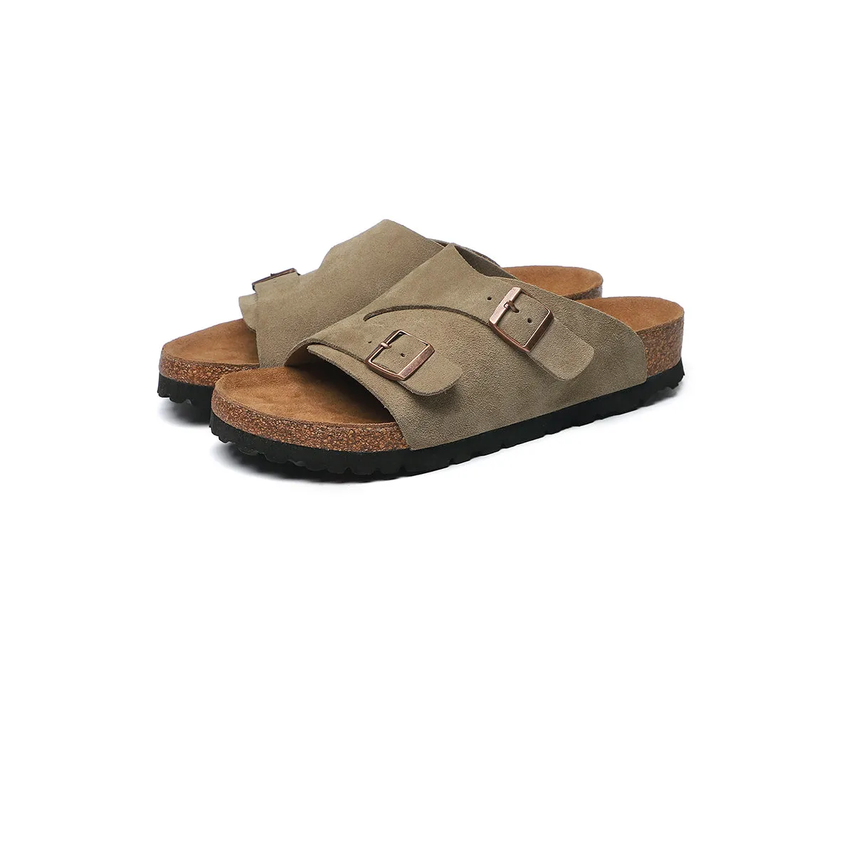 FROSTED CORK BOTTOM SLIPPERS  4398