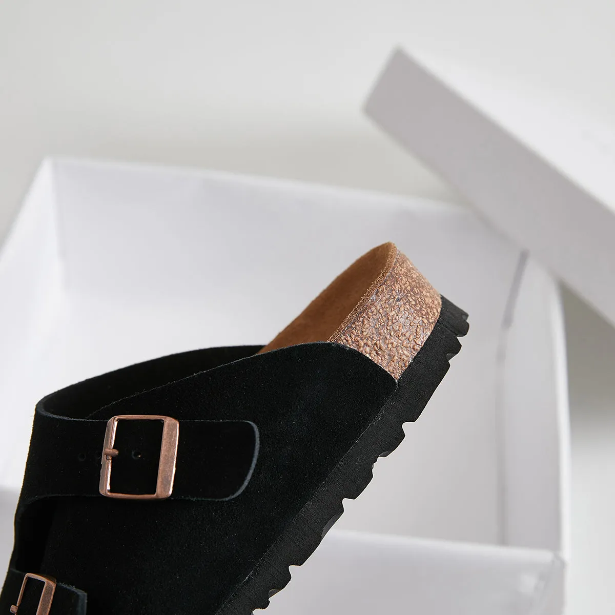 FROSTED CORK BOTTOM SLIPPERS  4398
