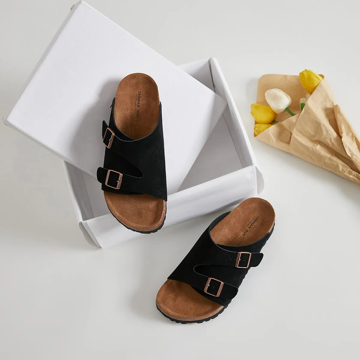 FROSTED CORK BOTTOM SLIPPERS  4398