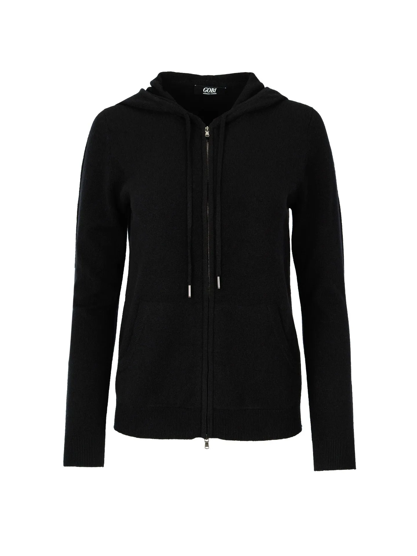 Full-Zip Cashmere Hoodie