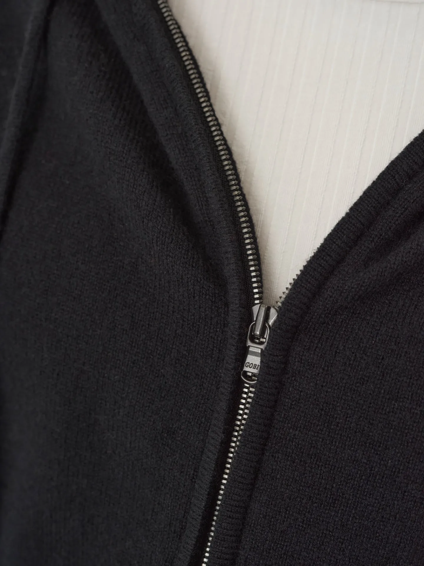 Full-Zip Cashmere Hoodie
