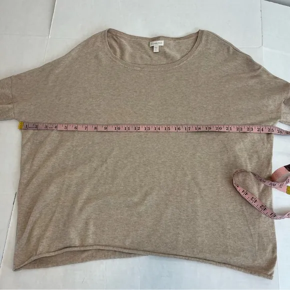 Garnet Hill Cotton/Silk Blend Pullover Sweater Size XL
