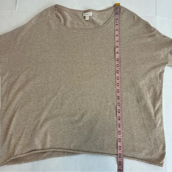 Garnet Hill Cotton/Silk Blend Pullover Sweater Size XL
