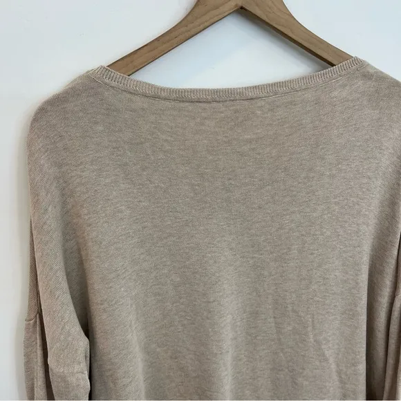 Garnet Hill Cotton/Silk Blend Pullover Sweater Size XL