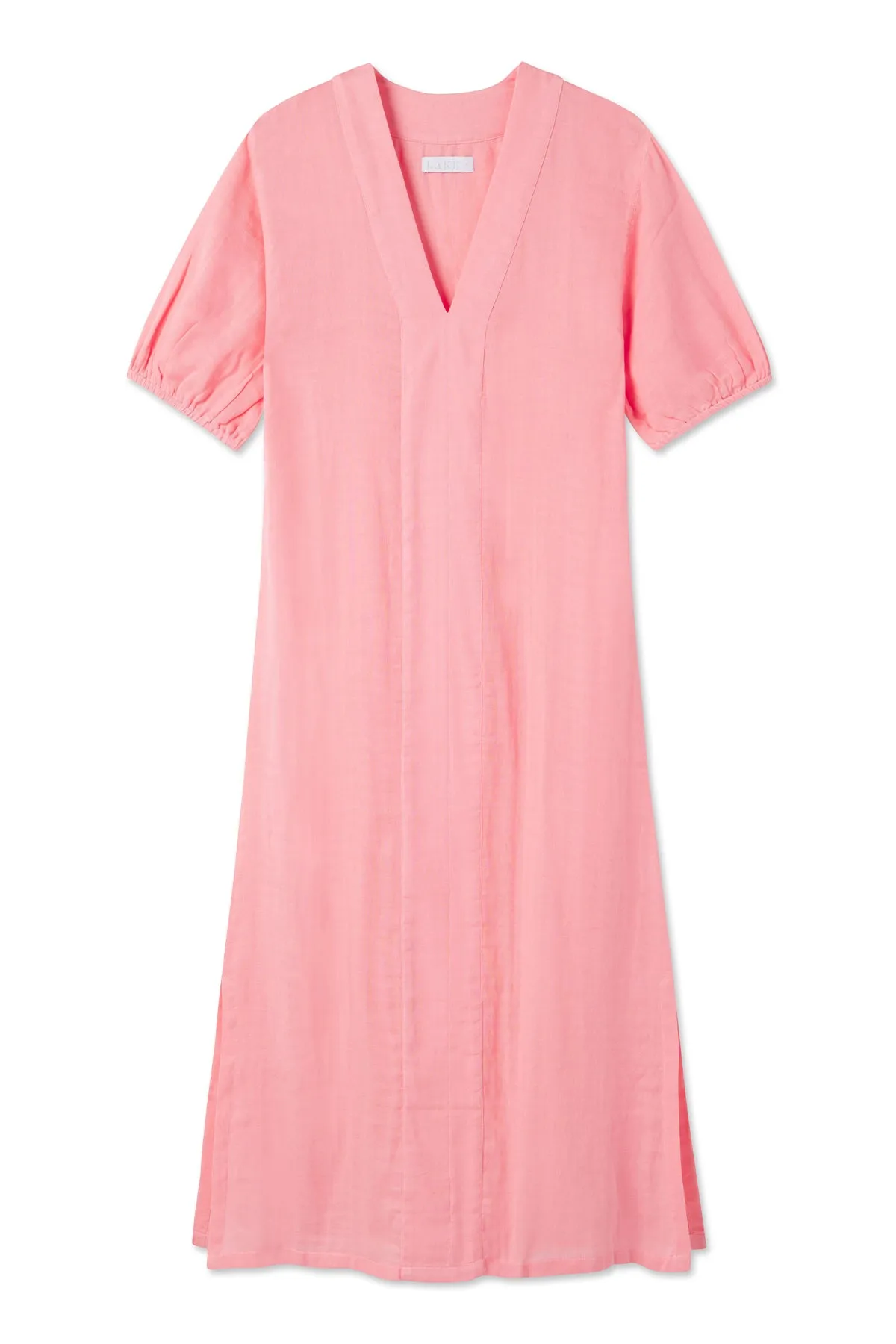 Gauze Caftan in Coral