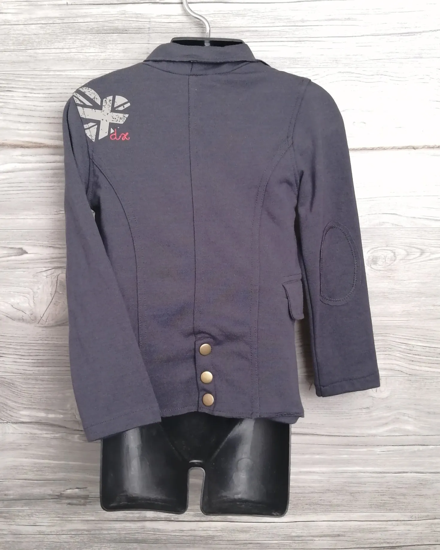 GIRL SIZE 5 YEARS - DEUX PAR DEUX Grey Blazer Jacket NWT B38