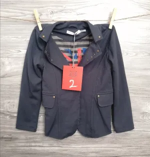 GIRL SIZE 5 YEARS - DEUX PAR DEUX Grey Blazer Jacket NWT B38