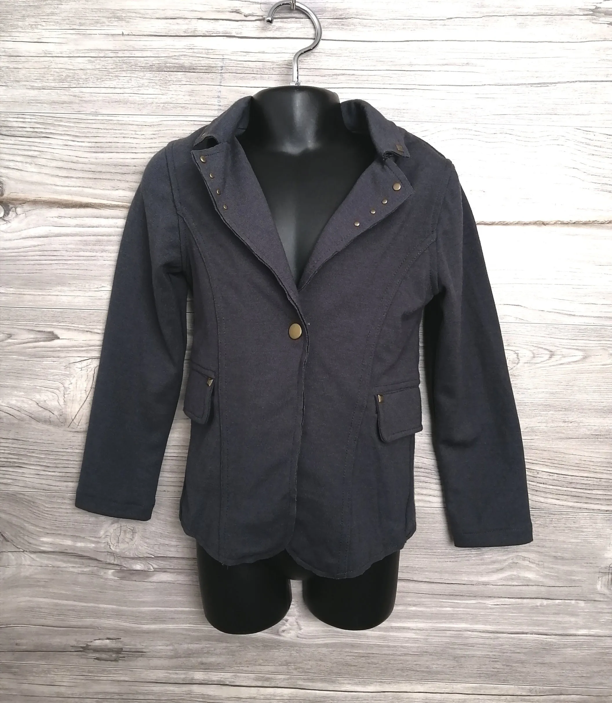 GIRL SIZE 5 YEARS - DEUX PAR DEUX Grey Blazer Jacket NWT B38