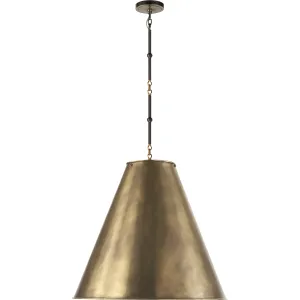Goodman Large Hanging Lamp WITH ANTIQUE BRASS SHADE