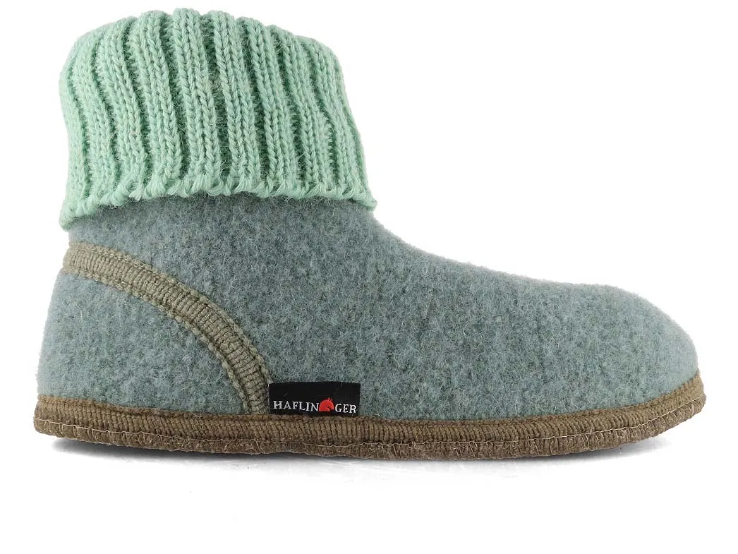 HAFLINGER Women Slipper Boots 'Karl', kiwi