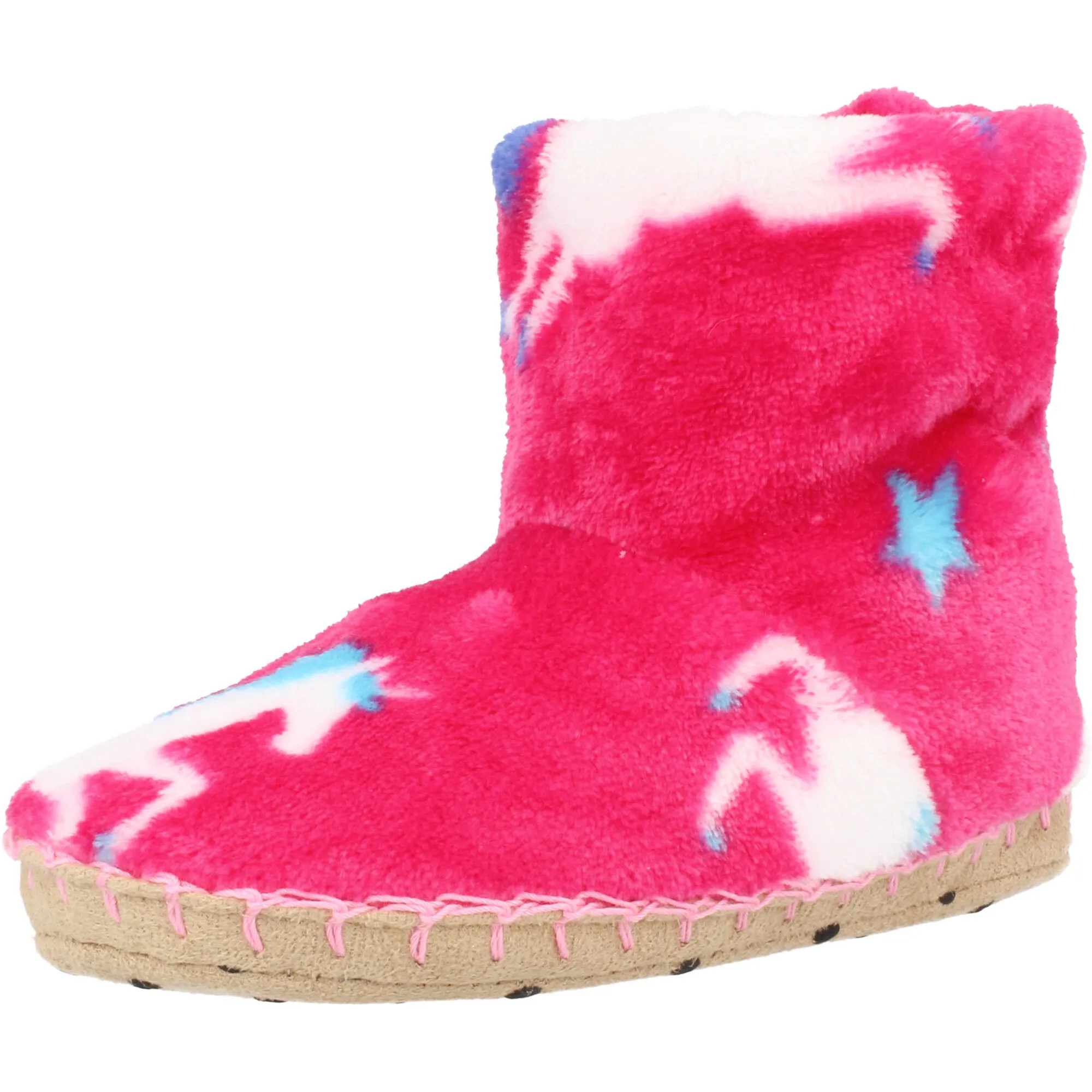 Hatley Twinkle Unicorns Fleece Slippers Cabaret Pink