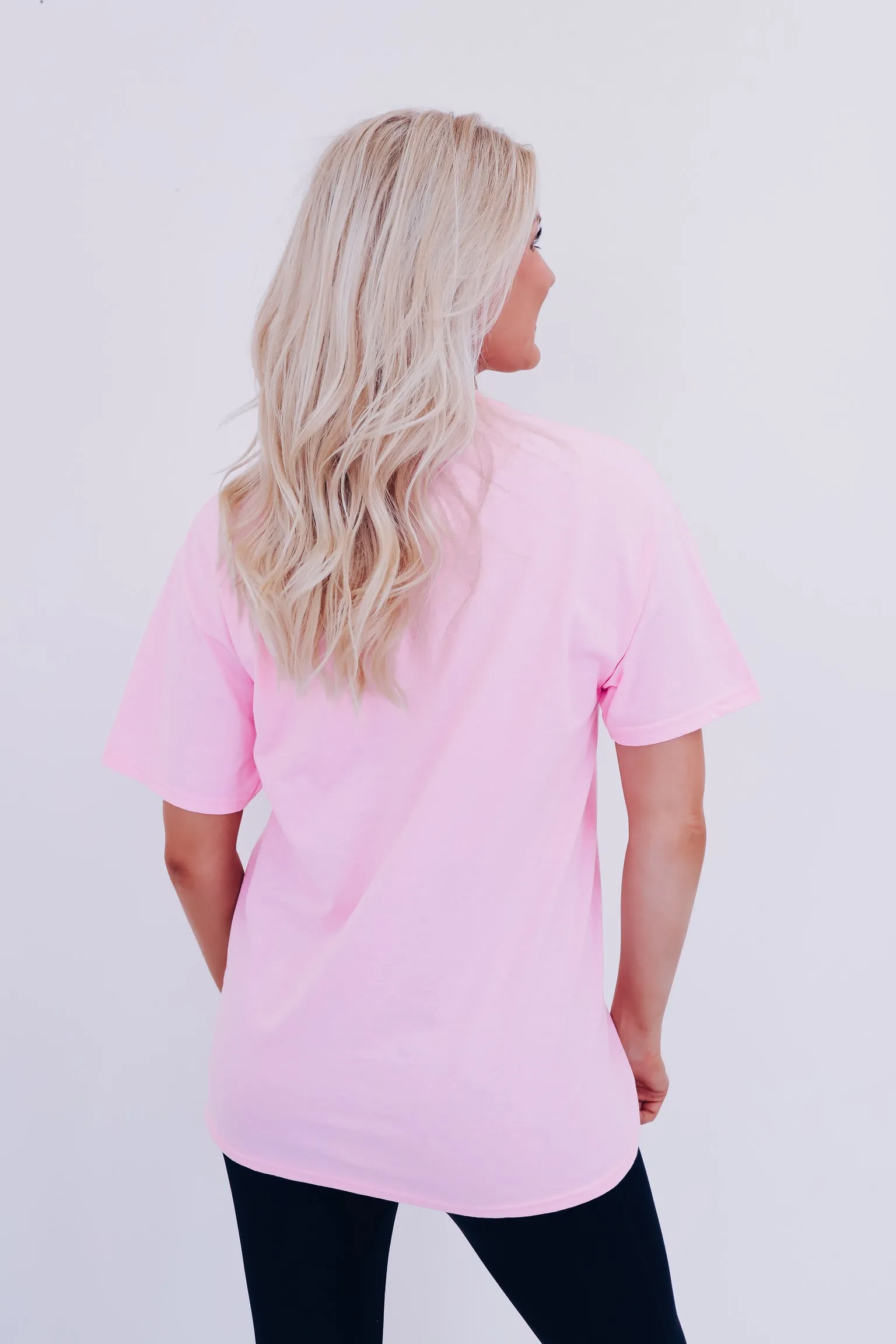Here Comes The Bride Graphic Tee - Pink
