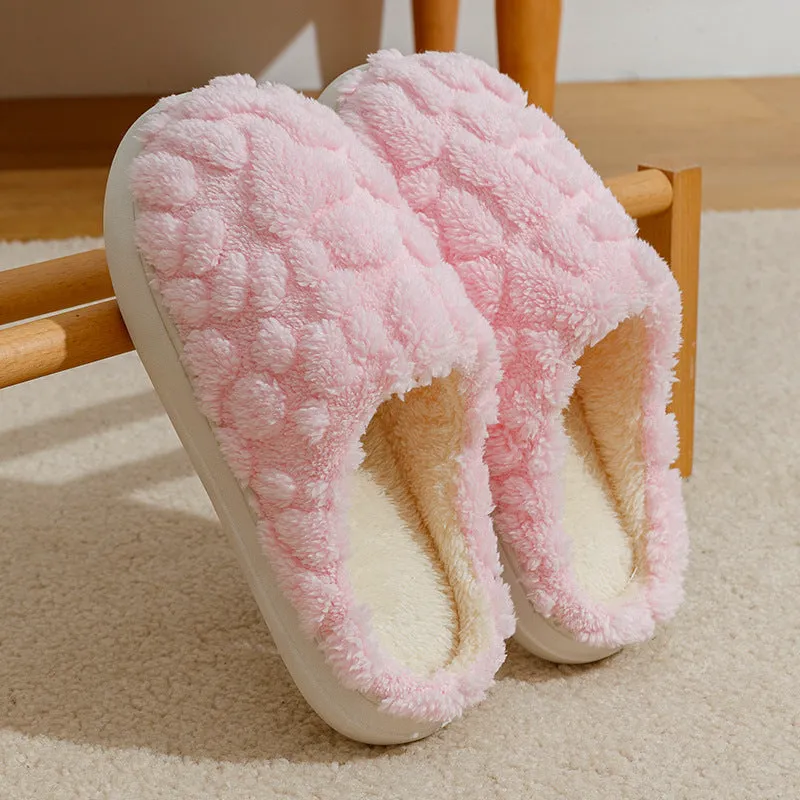 Home Fuzzy Slipper Unisex Cartoon Winter Plush Slipper