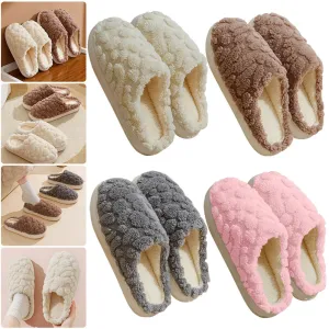 Home Fuzzy Slipper Unisex Cartoon Winter Plush Slipper