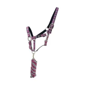 Hy Tartan Head Collar with Lead Rope