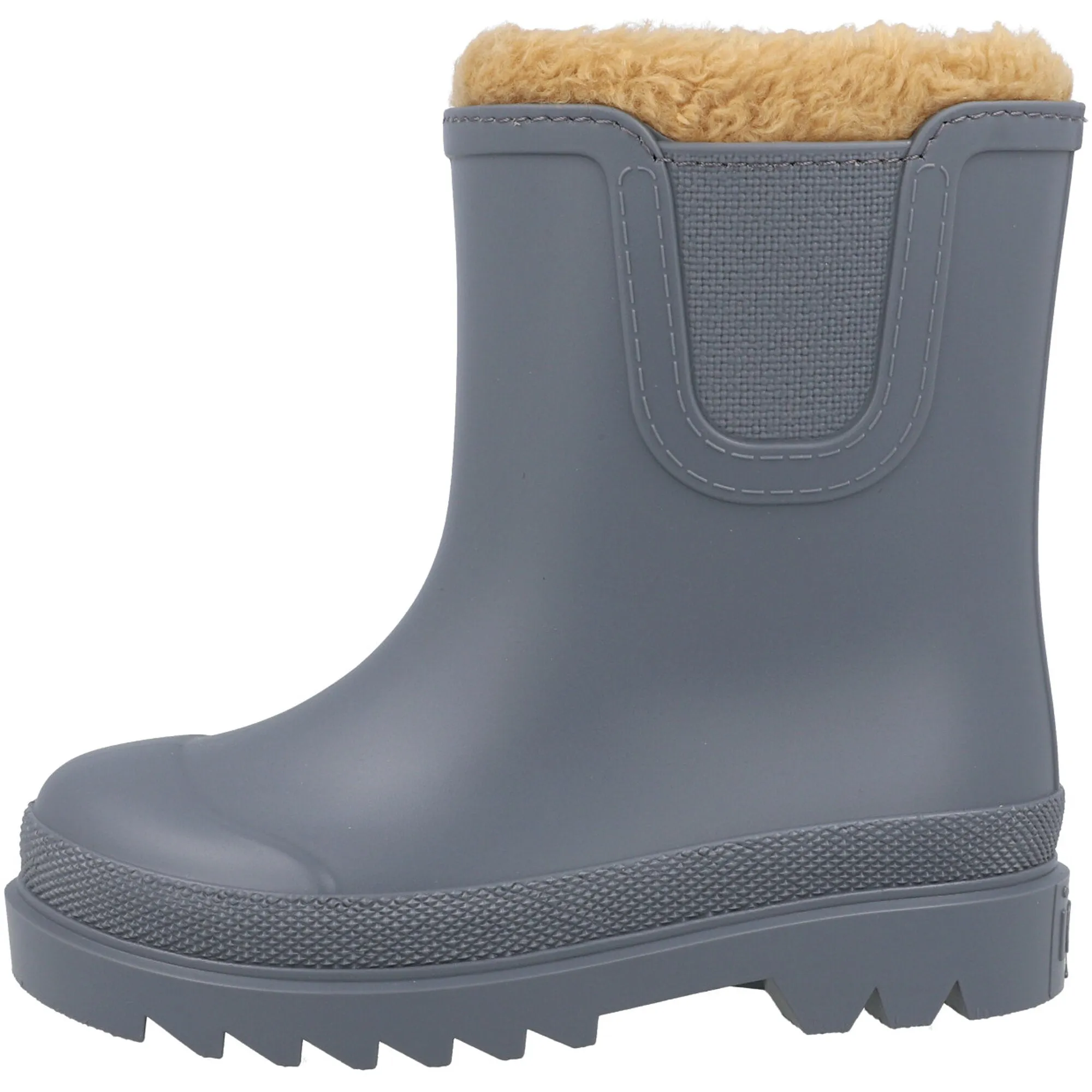 Igor Tokio Blue Shearling Collar Kids Boots